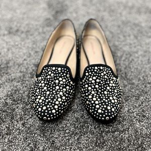 Gold Sequined Flats